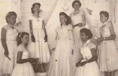 Escolha da rainha da Festa da Padroeira - Dezembro de 1954 - Foto: Margareth Souto